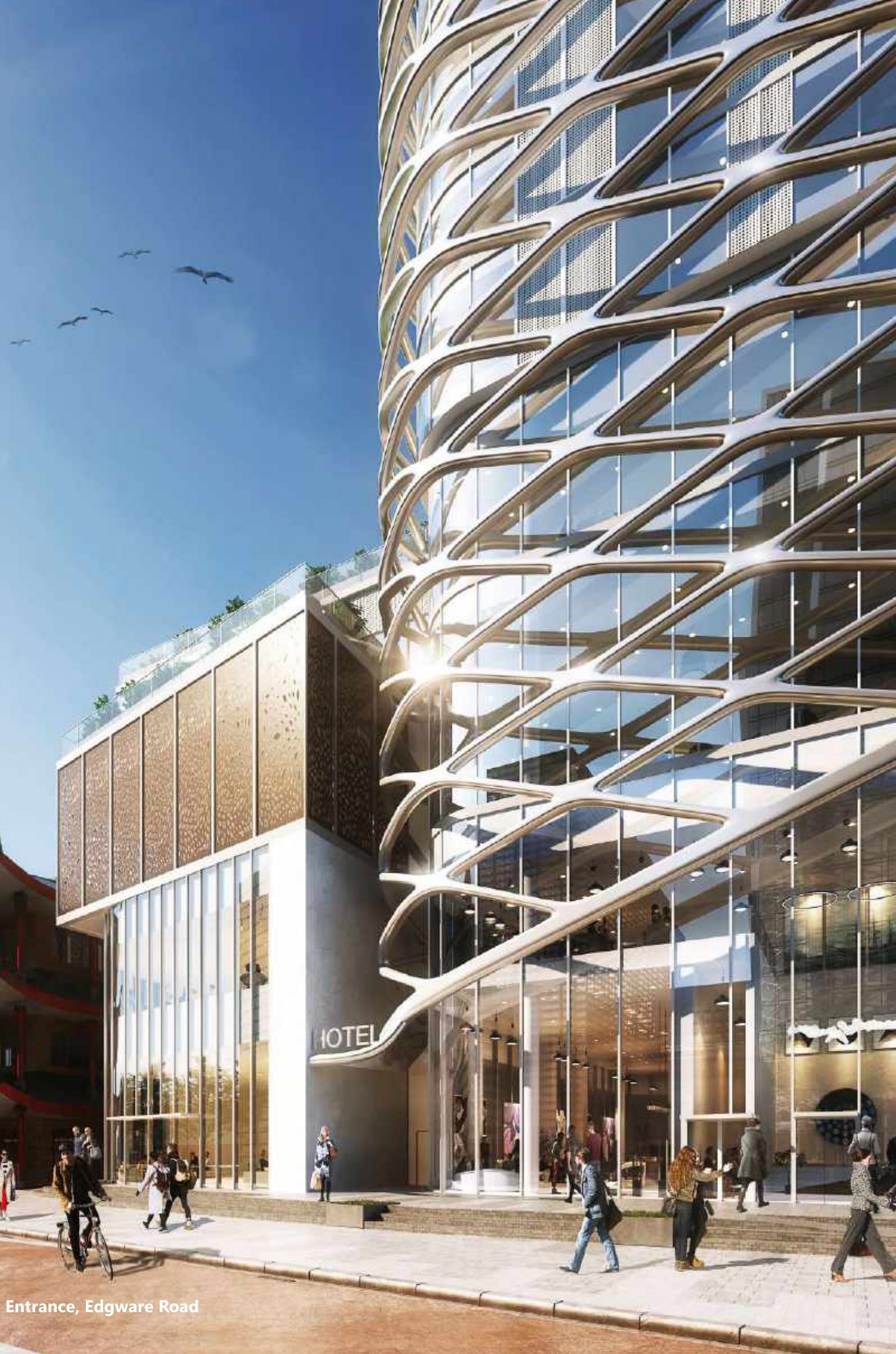 Architectural visualisation of the NW London redevelopment